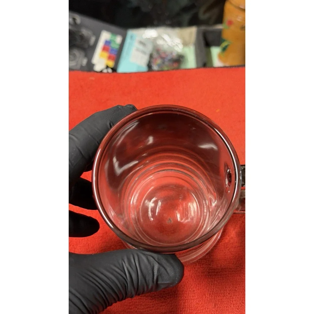 Harley-Davidson Las‎ Vegas Glass Beer Mug Heavy Clear Barware